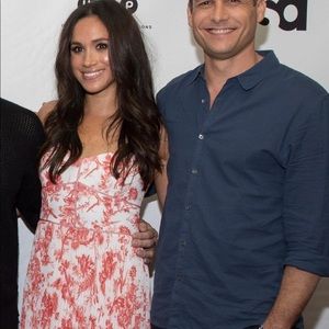 LOFT Floral Botanical Cold Shoulder Dress size S